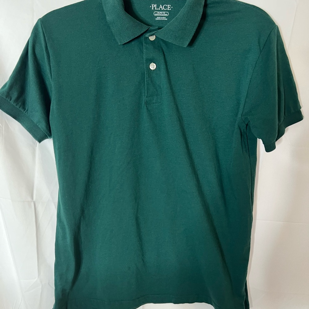Green Polo Uniform Shirt